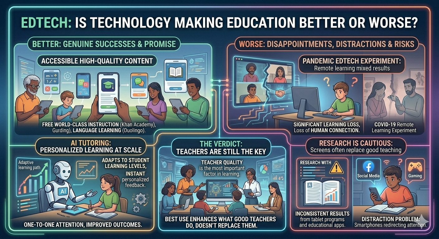 EdTech: Is Technology Making Education Better or Worse?