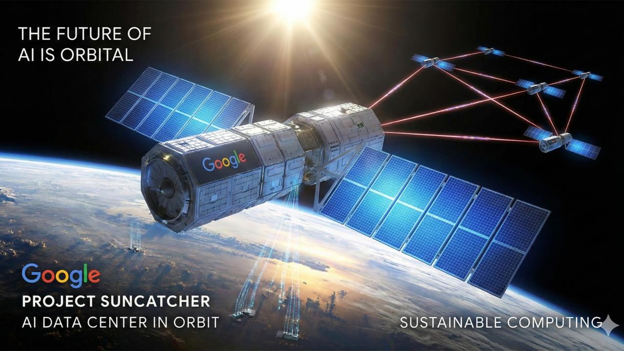Google Sends AI Chips Into Orbit With Project Suncatcher to Test Space-Based Computing