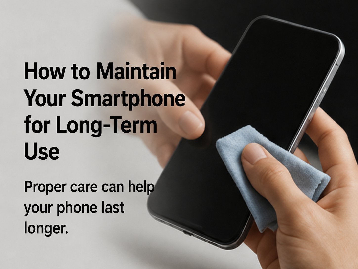 How to Maintain Your Smartphone for Long-Term Use
