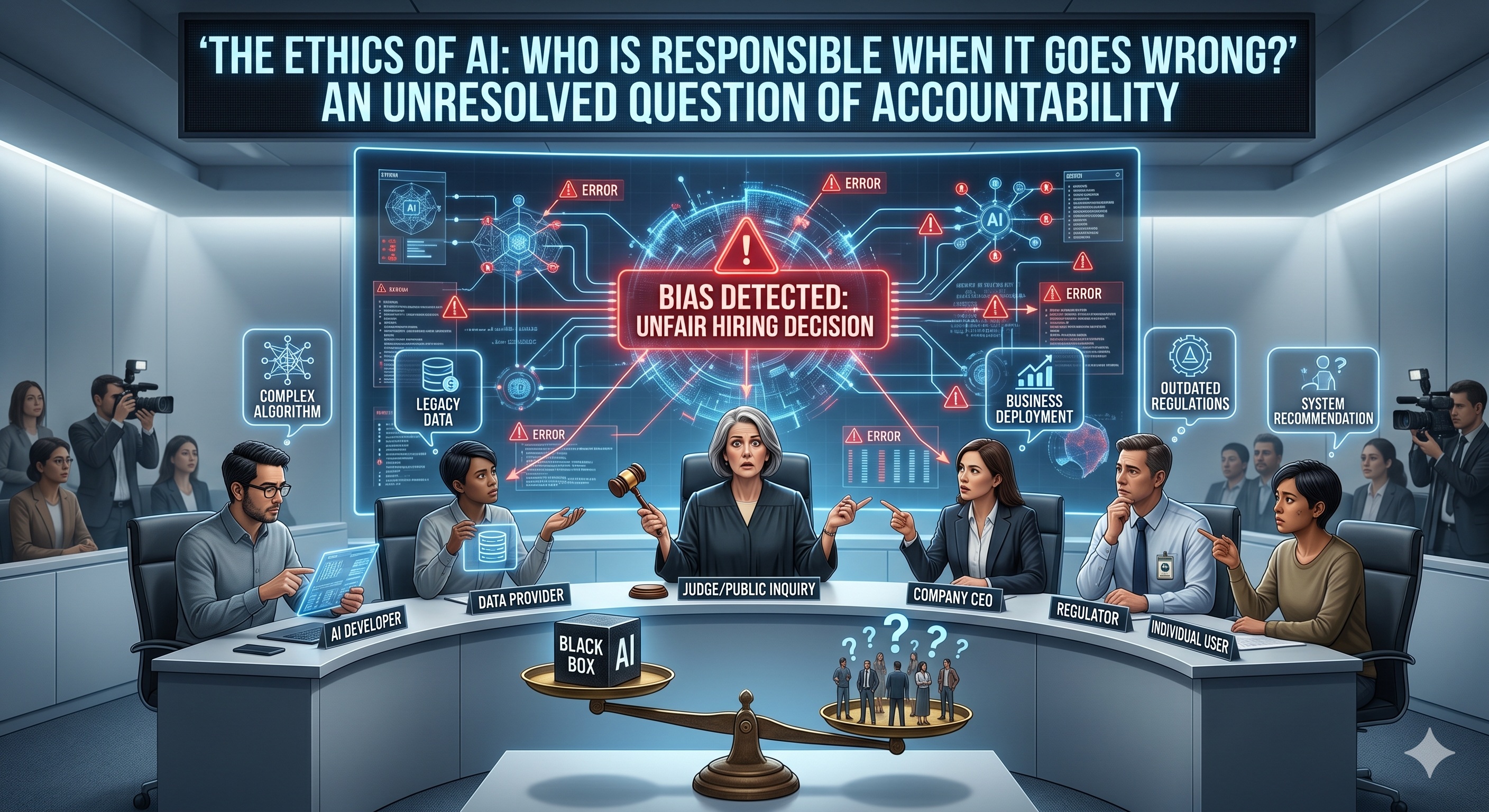 The Ethics of AI: Who Is Responsible When It Goes Wrong?