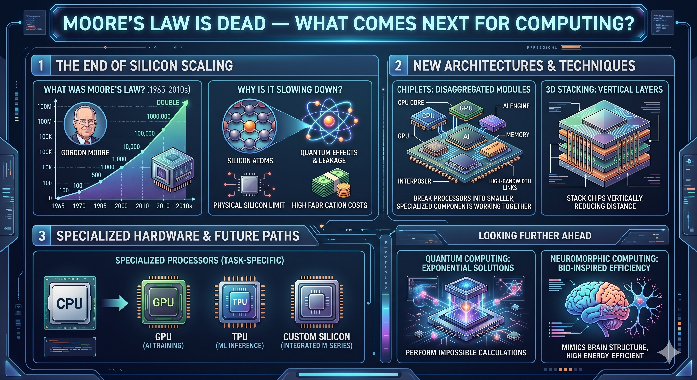 Moore's Law Is Dead — What Comes Next for Computing?