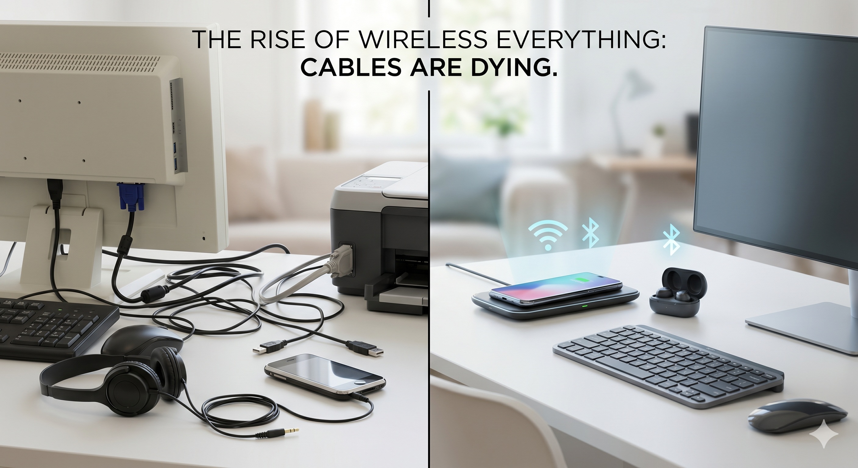 The Rise of Wireless Everything: Cables Are Dying