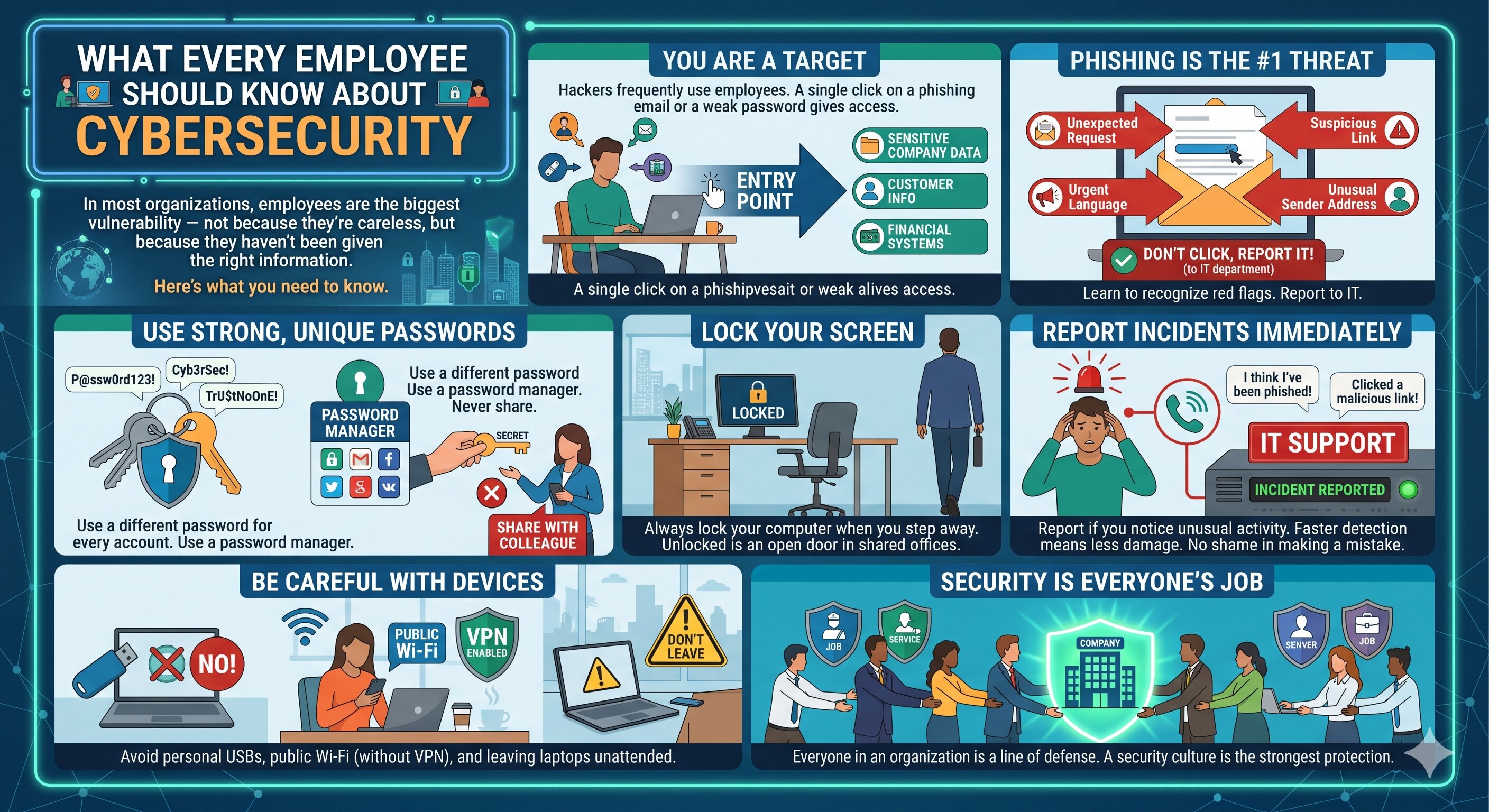 What Every Employee Should Know About Cybersecurity
