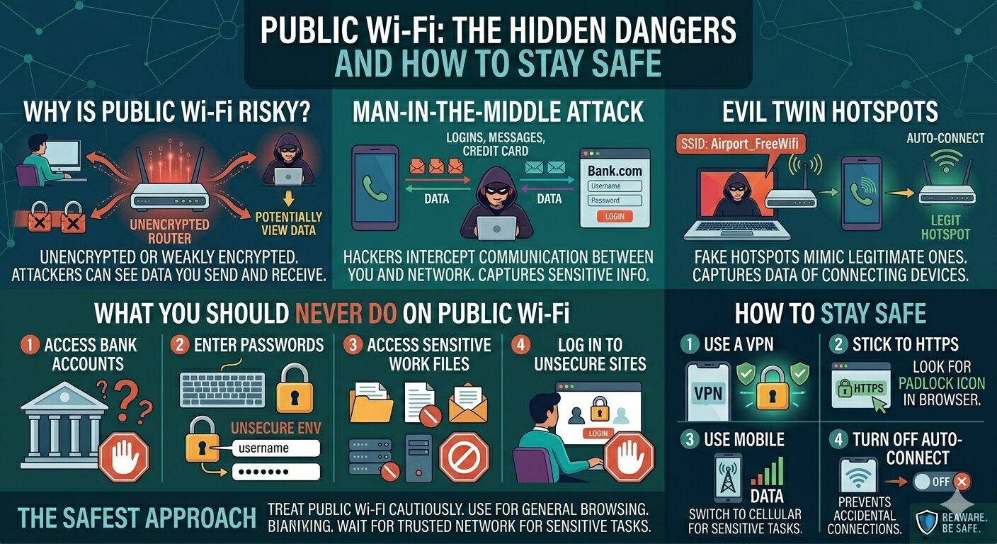 Public Wi-Fi: The Hidden Dangers and How to Stay Safe