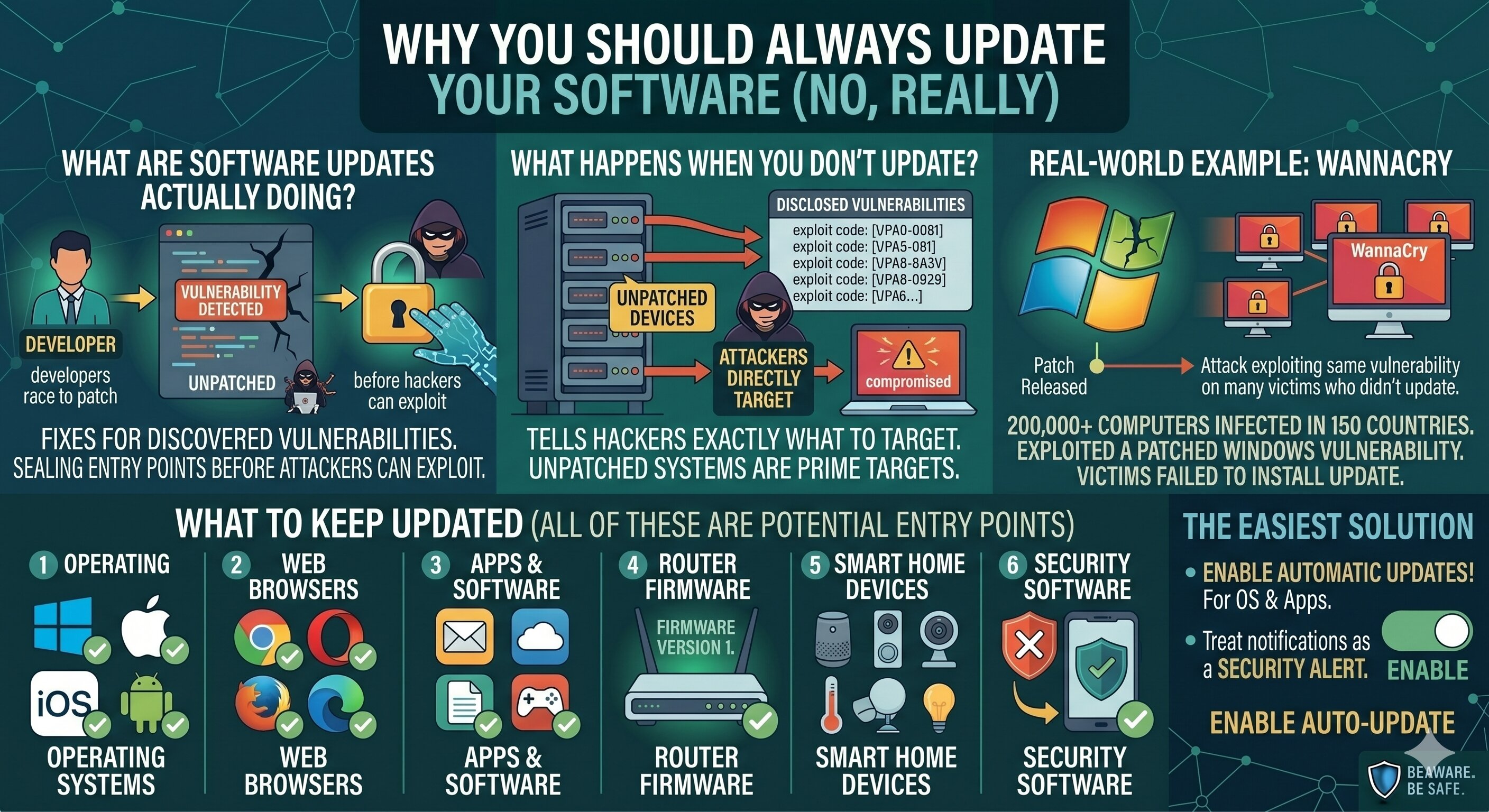Why You Should Always Update Your Software (No, Really)