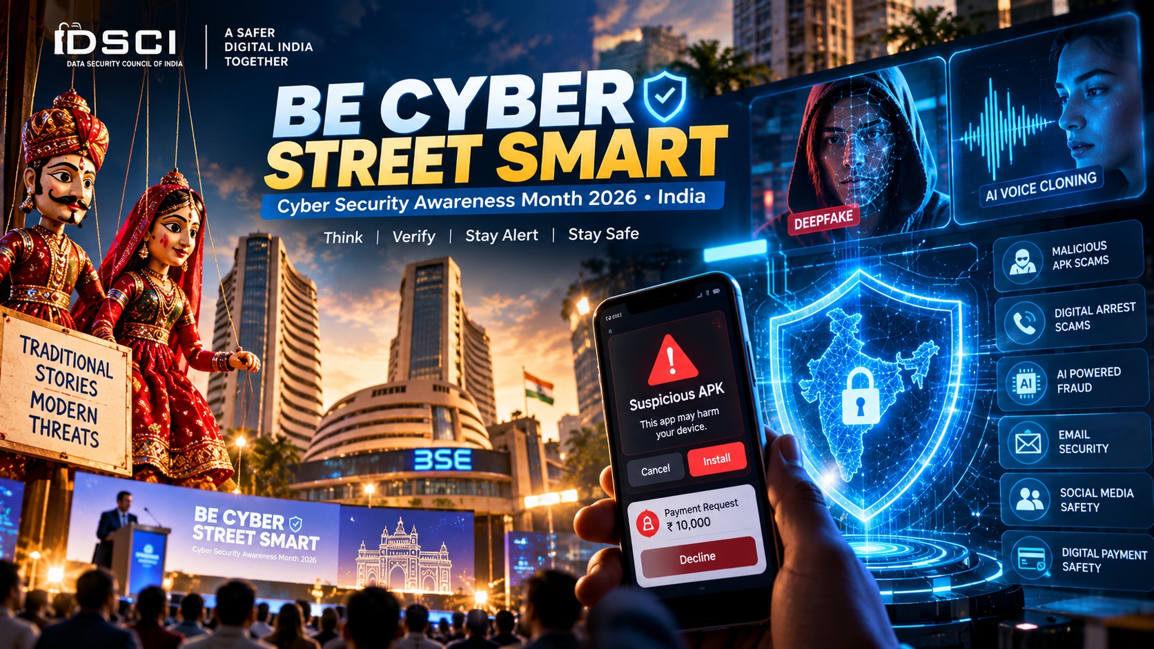 India Launches Nationwide “Be Cyber Street Smart” Campaign to Fight AI-Powered Scams