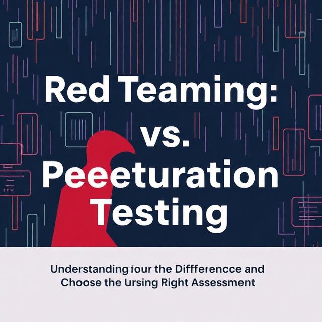 Red Teaming vs. Penetration Testing: Understanding the Difference and Choosing the Right Assessment