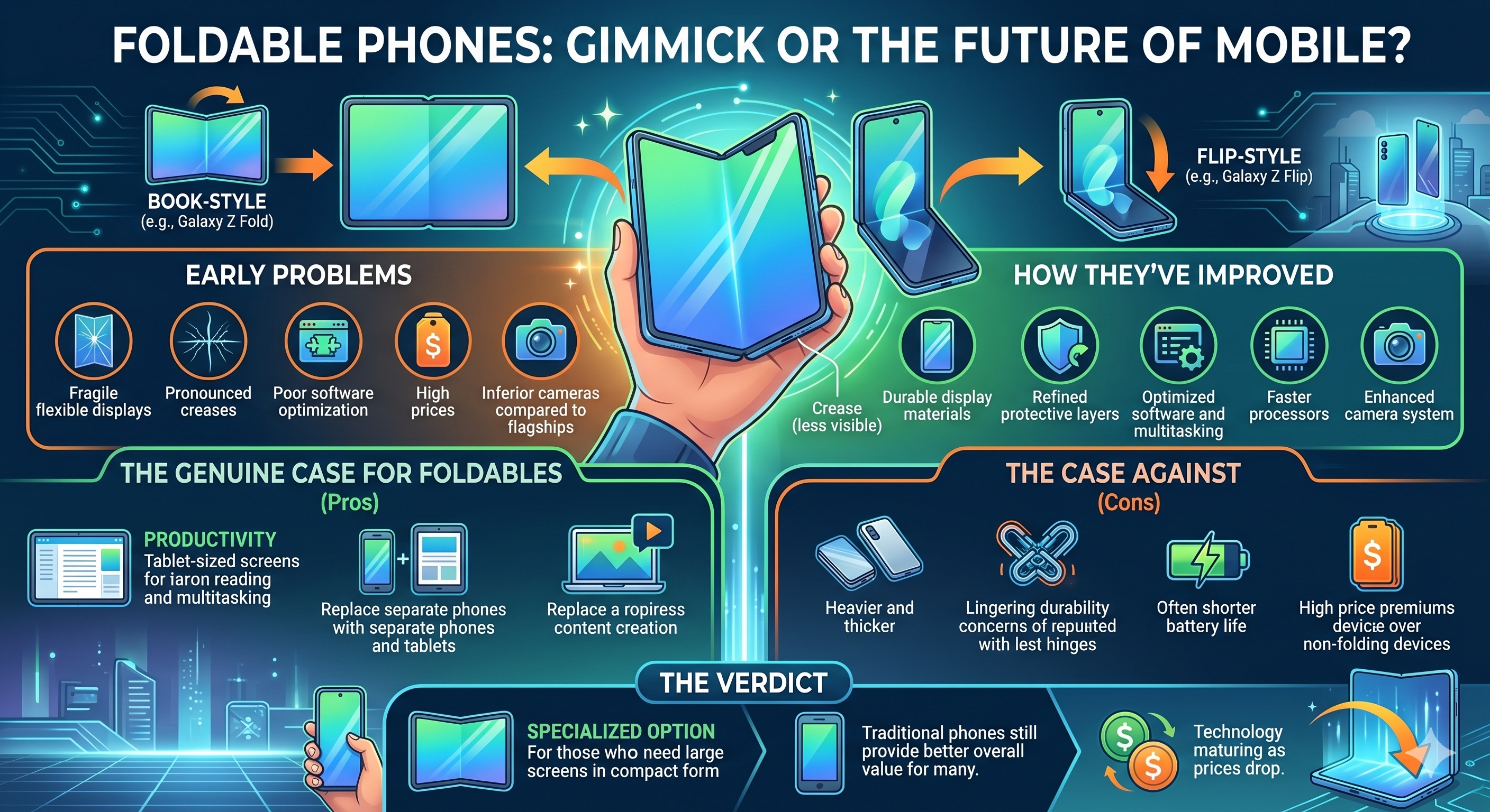 Foldable Phones: Gimmick or the Future of Mobile?