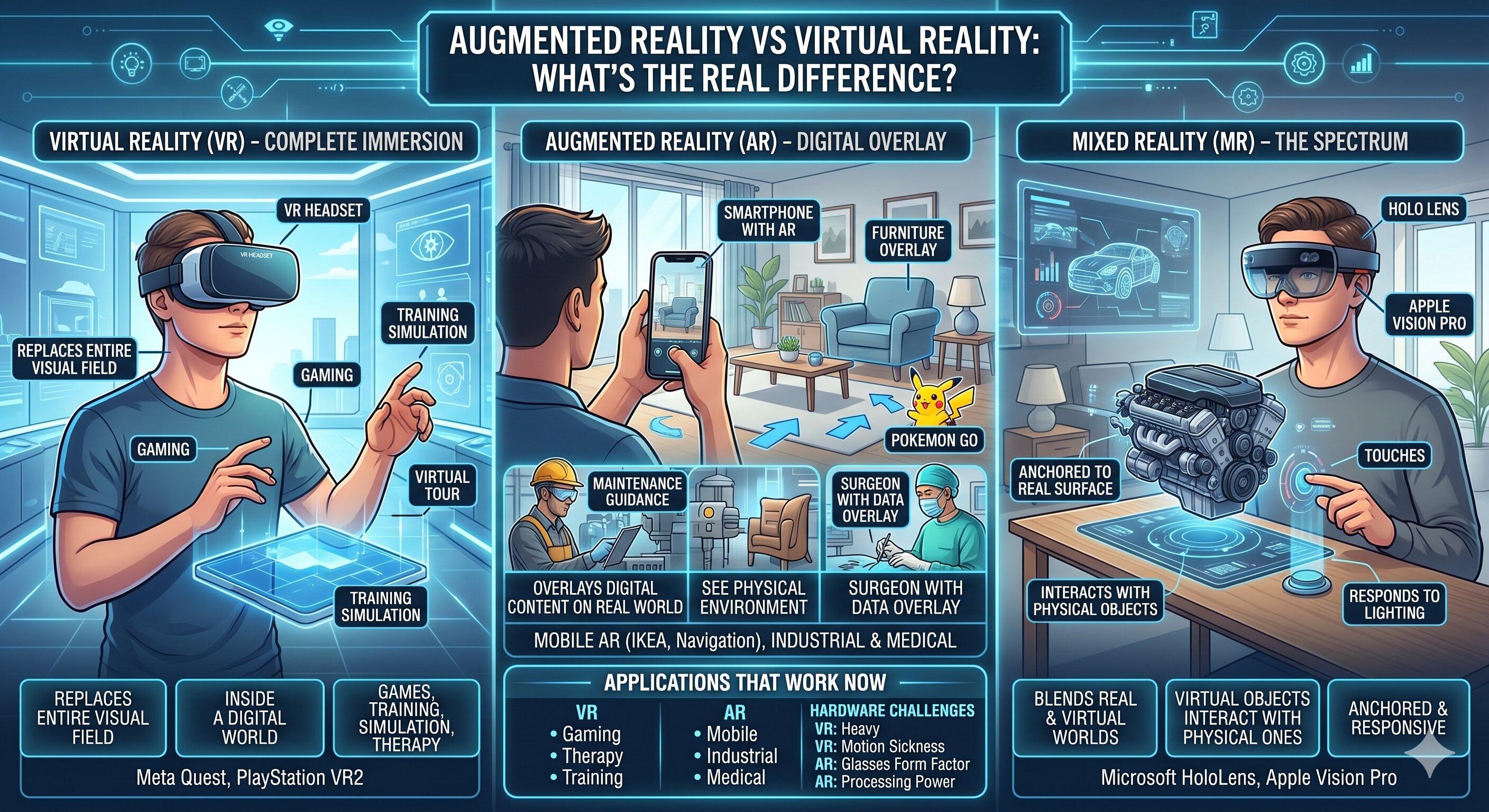 Augmented Reality vs Virtual Reality: What's the Real Difference?