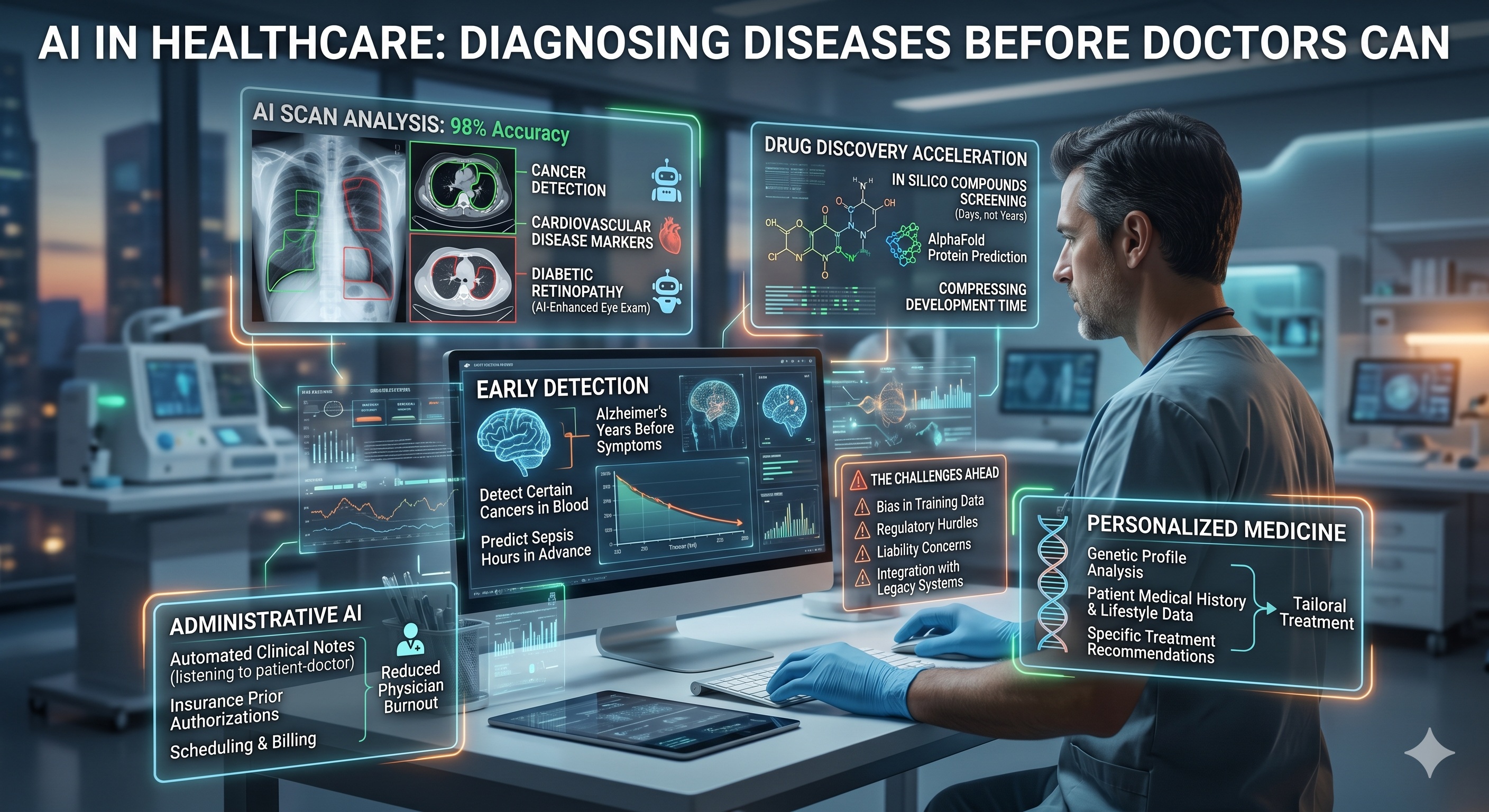 AI in Healthcare: Diagnosing Diseases Before Doctors Can