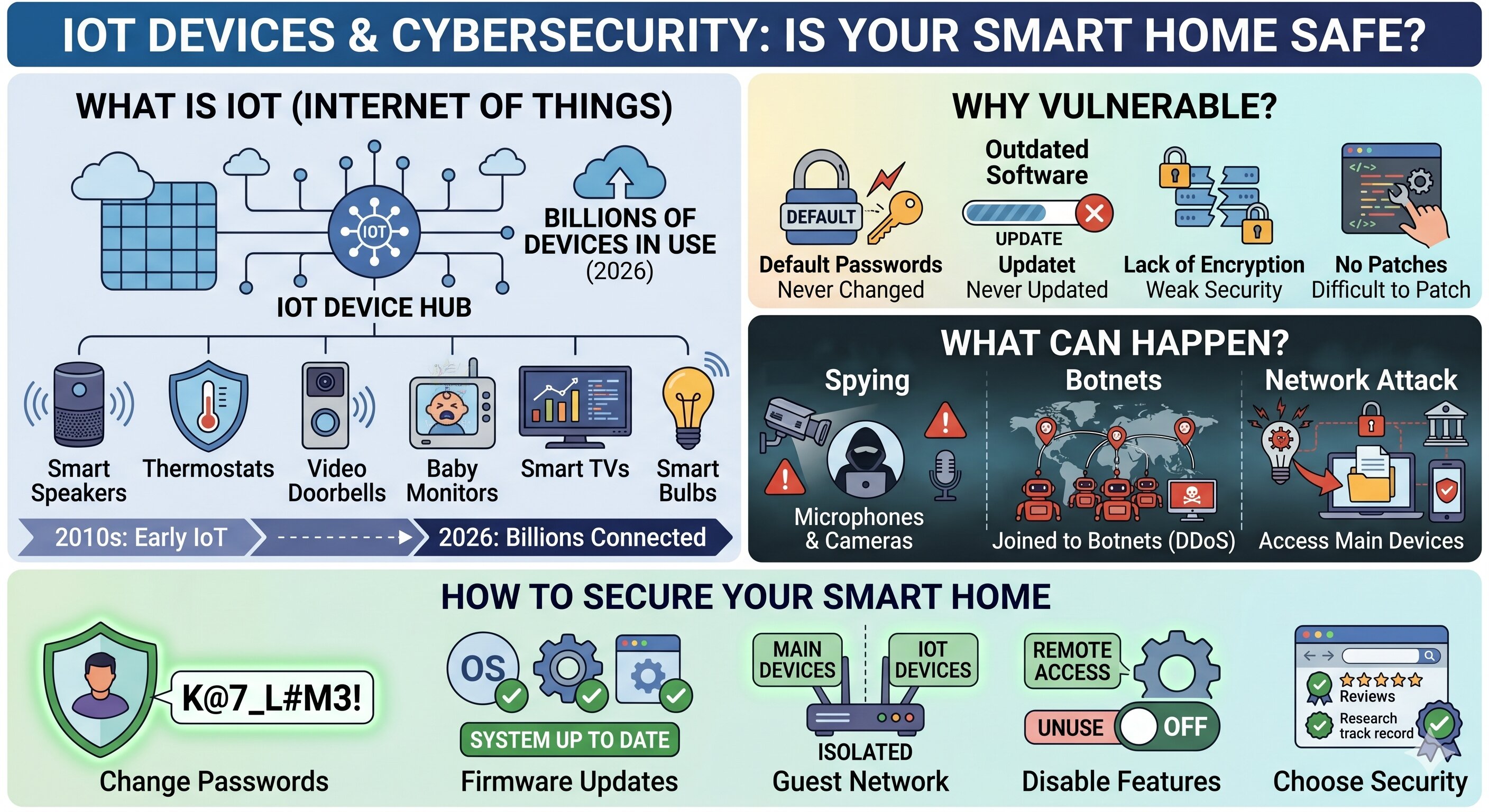 IoT Devices and Cybersecurity: Is Your Smart Home Safe?