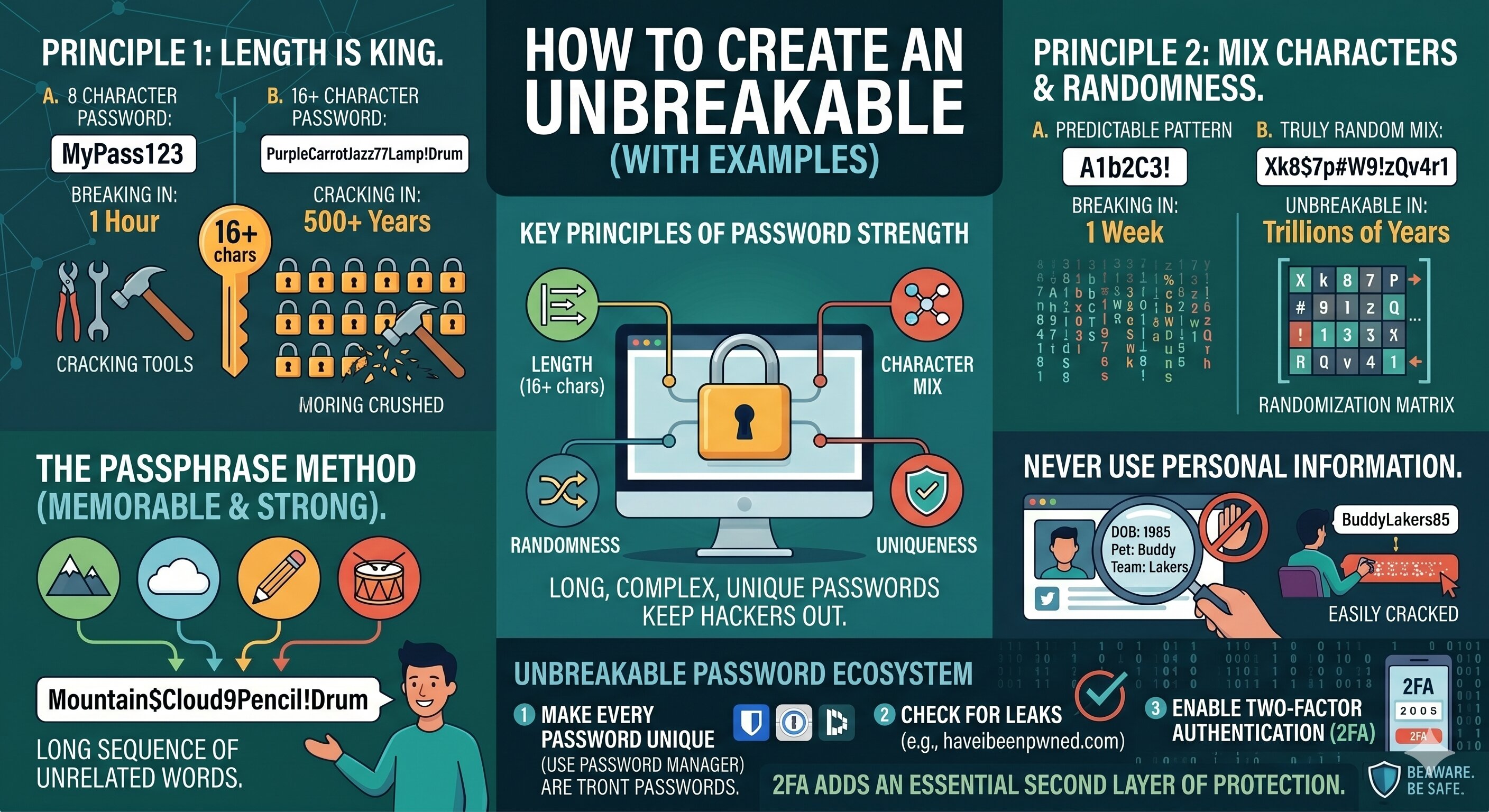 How to Create an Unbreakable Password (With Examples)