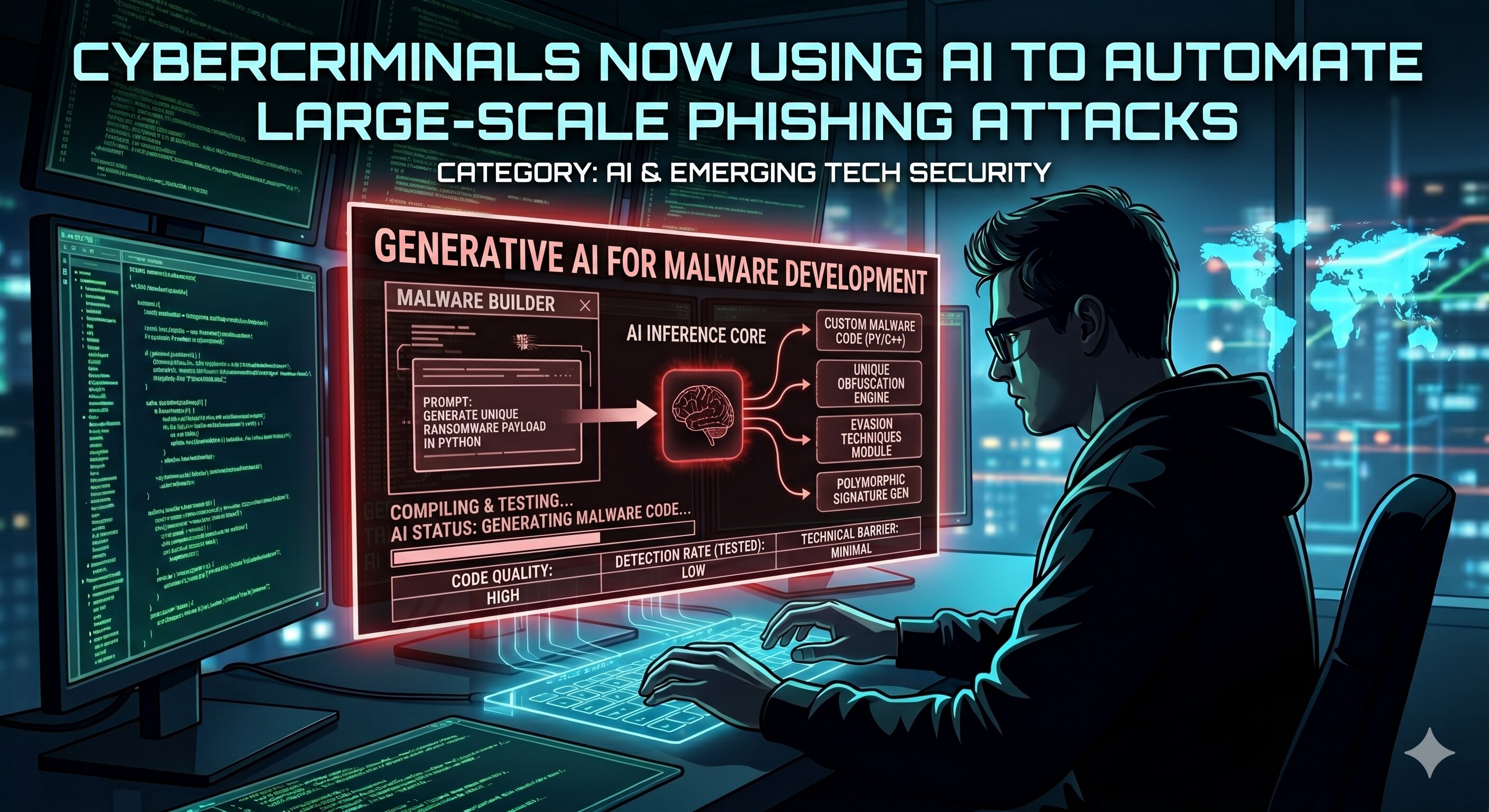 Generative AI Tools Being Weaponized to Write Custom Malware