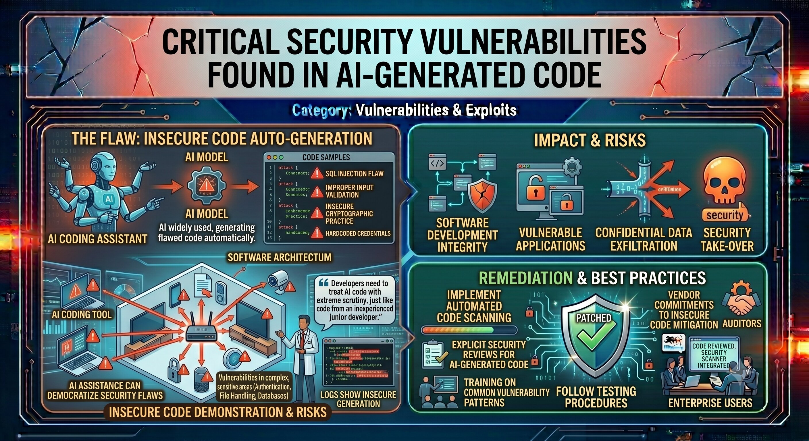 AI Coding Assistants Found Generating Insecure Code Automatically