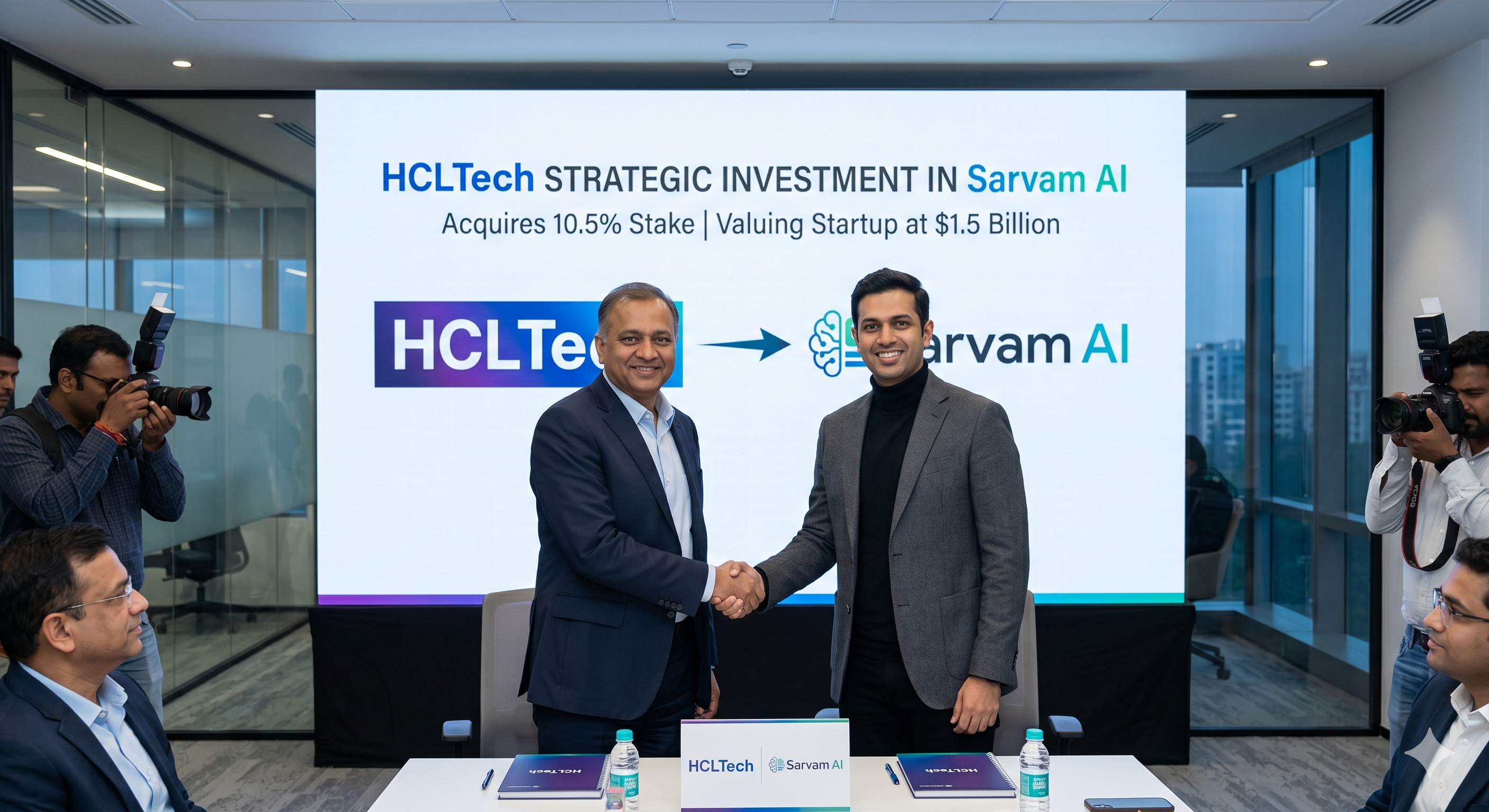 HCLTech has made a significant move in India’s artificial intelligence sector by acquiring a 10.5% stake in Sarvam AI.