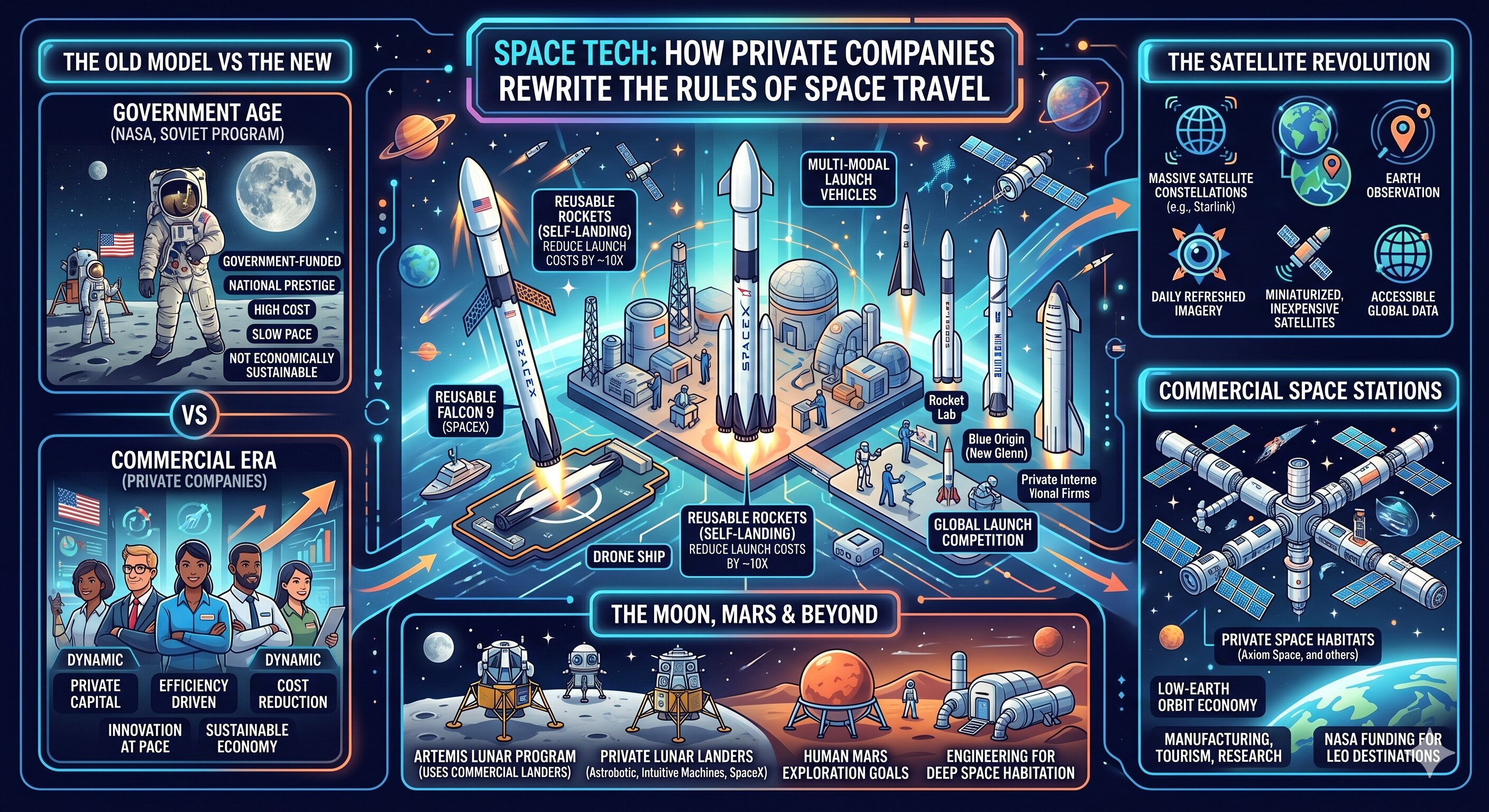 Space Tech: How Private Companies Are Rewriting the Rules of Space Travel