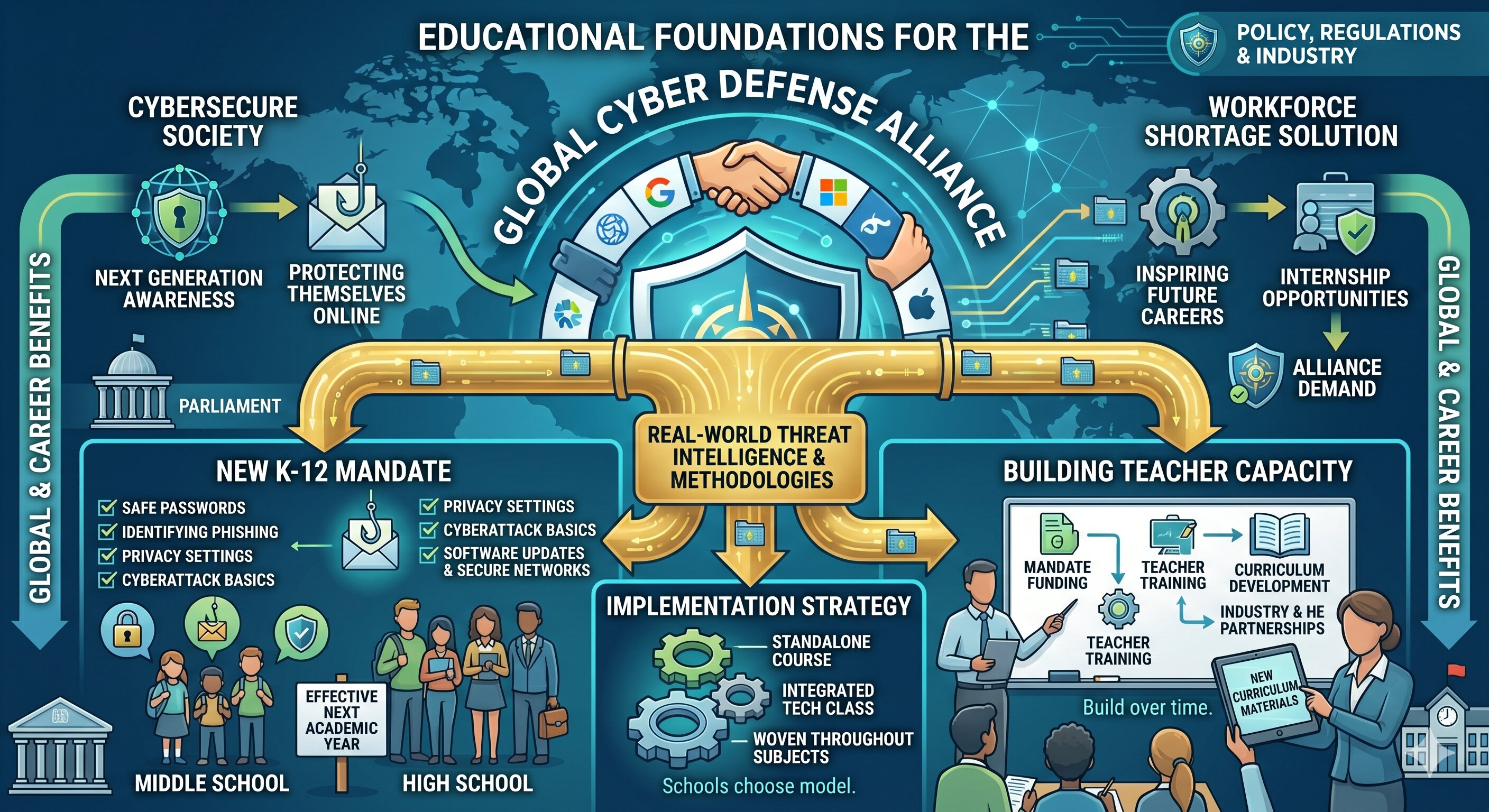 Schools Now Required to Teach Cybersecurity Basics Under New Legislation
