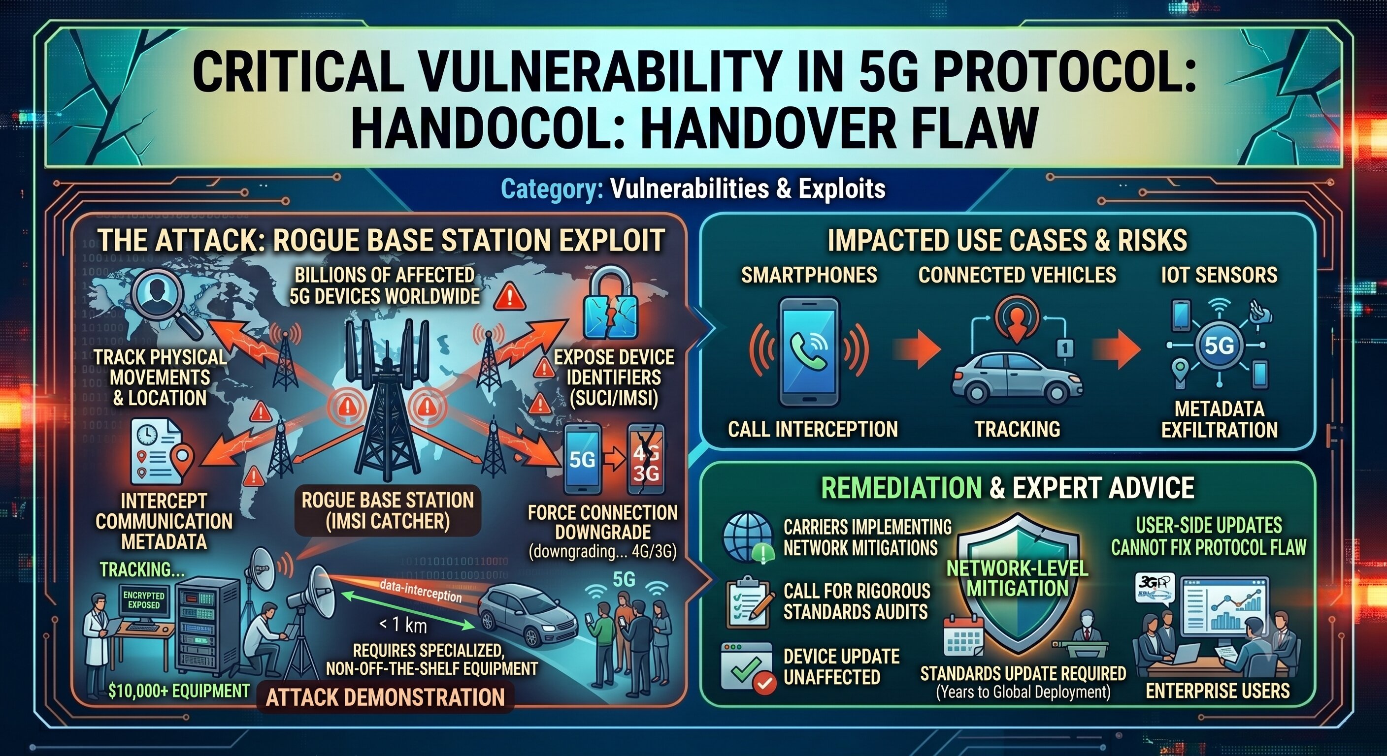 Researchers Uncover Flaw in 5G Protocol Exposing Billions of Devices