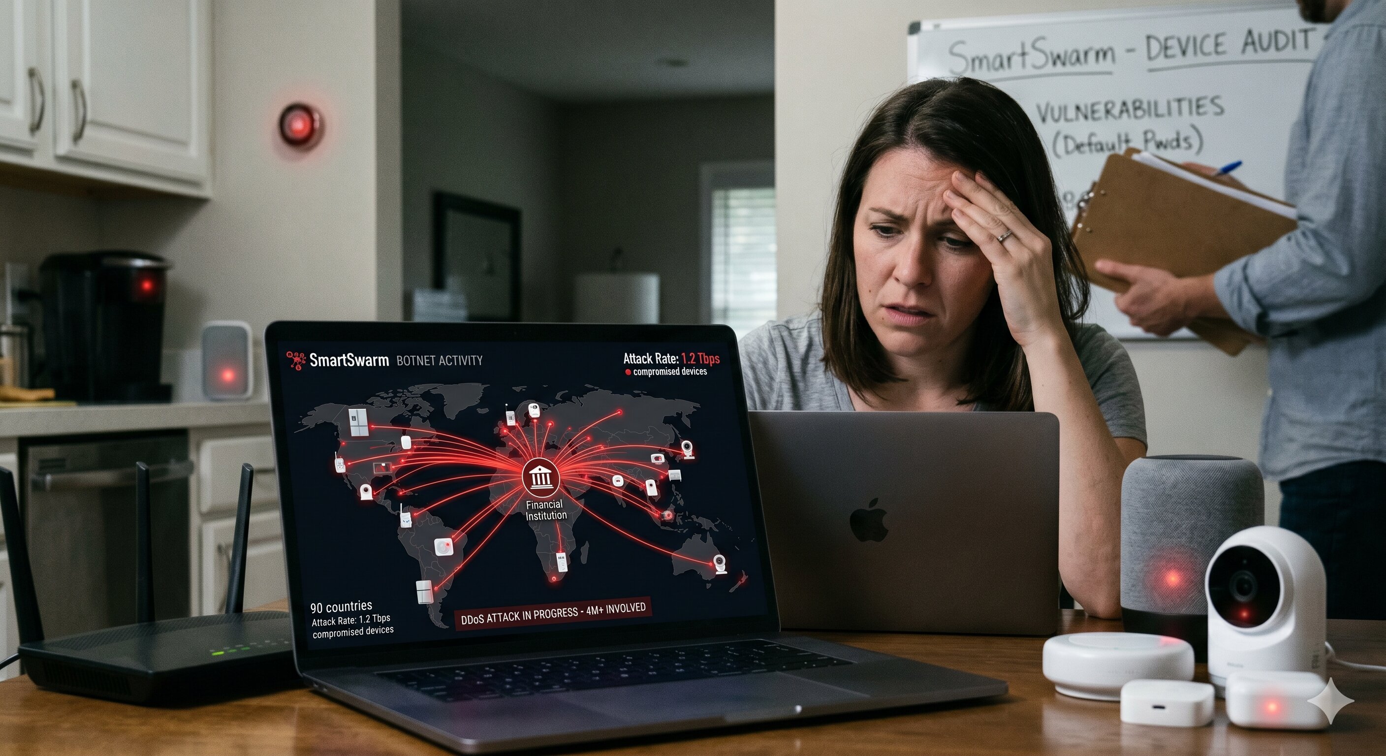 Hackers Exploit Smart Home Devices to Build Massive Botnet