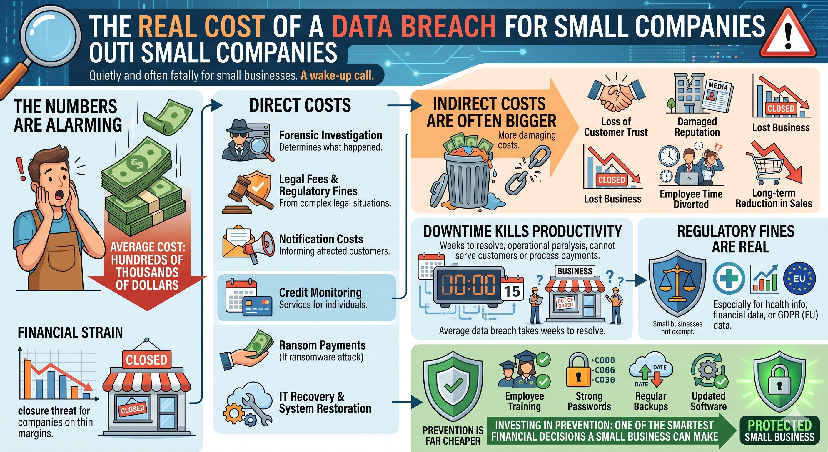 The Real Cost of a Data Breach for Small Companies