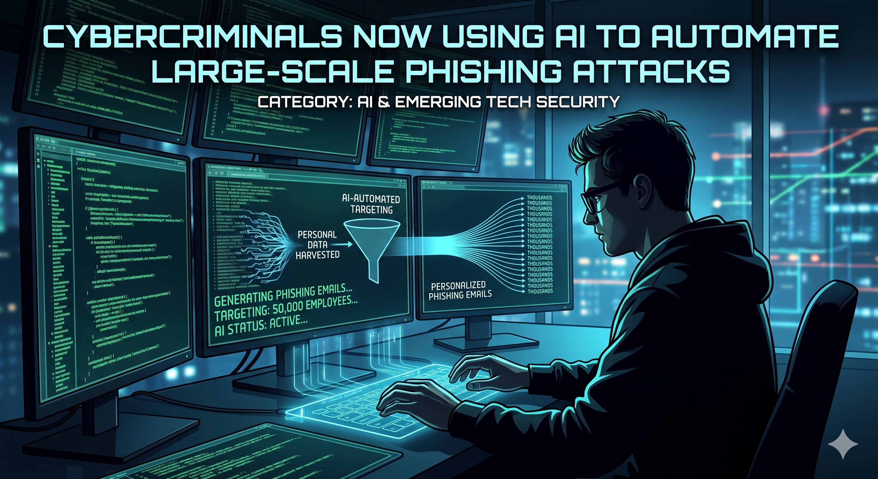 Cybercriminals Now Using AI to Automate Large-Scale Phishing Attacks