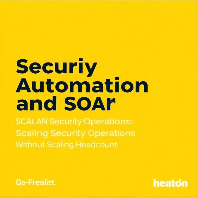 Security Automation and SOAR: Scaling Security Operations Without Scaling Headcount
